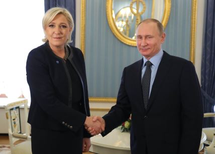 Marin Le Pen i Vladimir Putin, 2017. godina