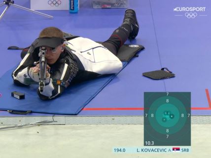 Uživo finale Olimpijskih igara Lazar Kovačević puca za zlato