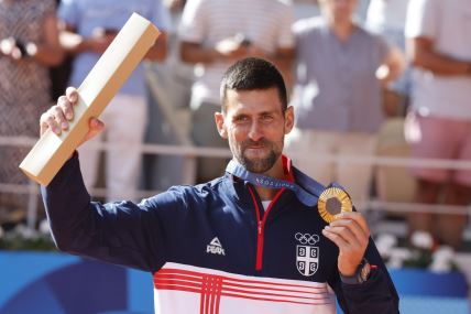 Novak Đoković sa zlatnom medaljom