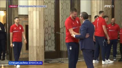 Aleksandar Vučić sa sportistima