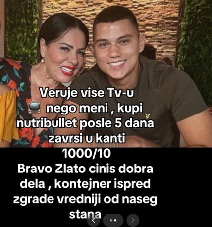 Jovan Pejić ispričao da ga je Zlata Petrović gađala senfom