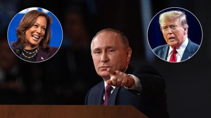 Putin, Tramp, Kamala Haris