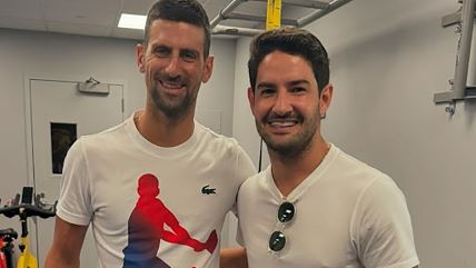 Novak Đoković i Alexandre Pato