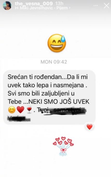 Vesna podelila poruku koju je dobila