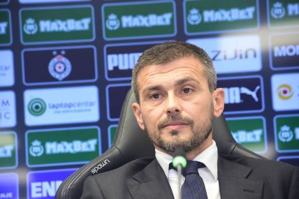 Uživo prenos konferencija za medije Predrag Mijatović i Danko Lazović u Partizanu