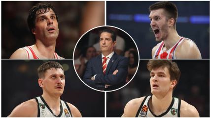 Filip Petrušev, Dovidis Gedraitis, Edgaras Uljanovas, Miloš Teodosić, Janis Sferopulos