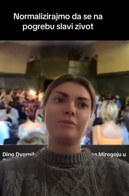 Ela Dvornik o sahrani oca