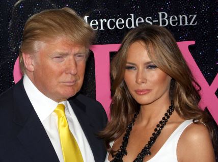 Donald Tramp, Melania Tramp