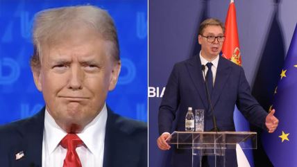 Donald Tramp i Aleksandar Vučić