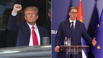 Donald Tramp i Aleksandar Vučić