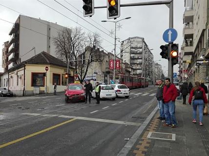 tramvaj tramvaji kolaps udes sudar vojvode stepe policija