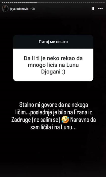 Jelena Radanović stori o Luni