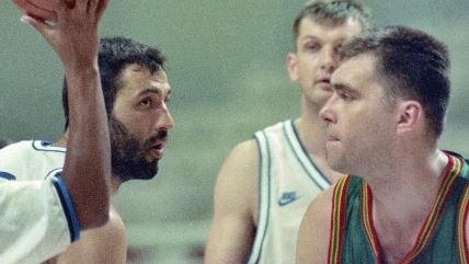 Arvidas Sabonis i Vlade Divac