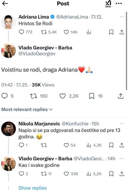 Vlado Georgiev odgovorio Adrijani Limi