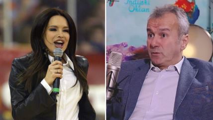 Dejan Savićević sa desne strane, a sa leve Severina.