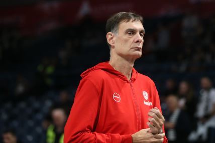 Jorgos Barcokas trener Olimpijakosa