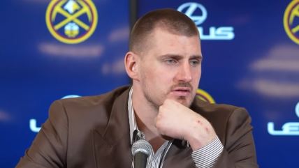 Nikola Jokić na konferenciji za medije Denvera.