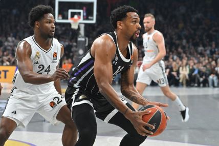 Sterling Braun i Ratan Mejs na meču Partizana i Real Madrida