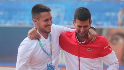 Đorđe Đoković sa bratom Novakom Đokovićem.