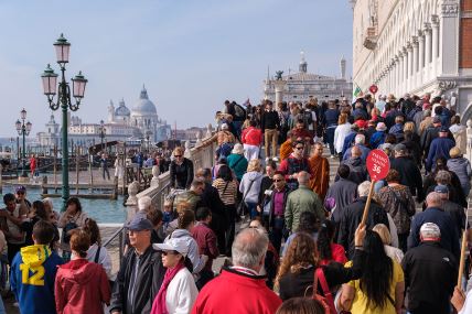 Gužva u Veneciji u Italiji
