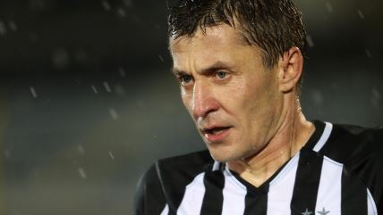 Saša Ilić na oproštaju od Partizana