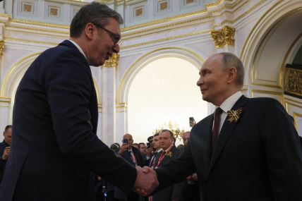Aleksandar Vučić i Vladimir Putin