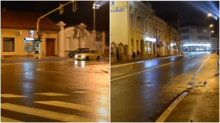 Vršac noću