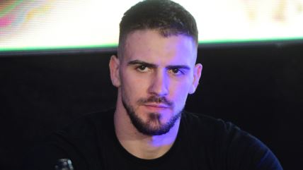 Marko Bojković MMA borac na konferenciji za novinare