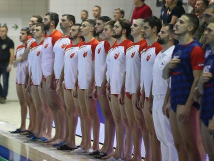 Vaterpolisti Crvene zvezde.