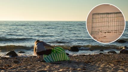 Žičana korpa na plaži
