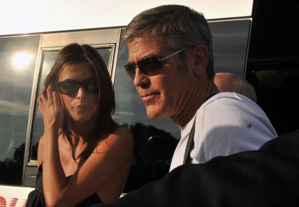 Džordž Kluni i Elizabeta Kanalis