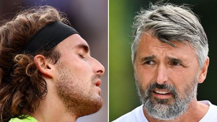 Stefanos Cicipas i Goran Ivanišević