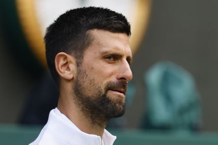Novak Đoković na Vimbldonu.