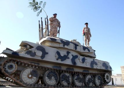 libijska vojska na ulicama Tripolija