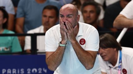 Ivica Tucak viče na vaterpoliste Hrvatske.