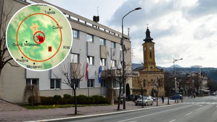 Zemljotres Gornji Milanovac