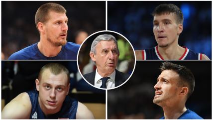 Svetislav Pešić Nikola Jokić Bogdan Bogdanović Aleksa Avramović Alen Smailagić