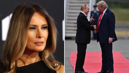 Melanija Tramp, Donald Tramp, Vladimir Putin
