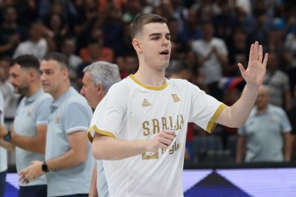 Nikola Topić u dresu Srbije