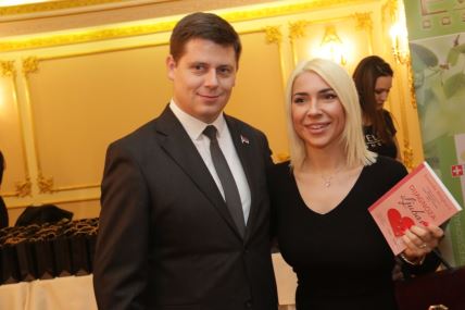 Jovana Jeremić sa bivšim mužem