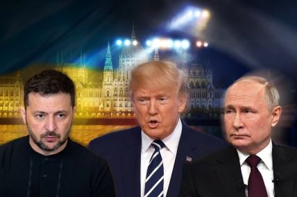 Donald Tramp, Vladimir Putin, Volodimir Zelenski