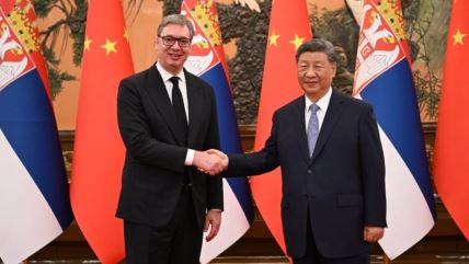 Aleksandar Vučić i Si Đinping