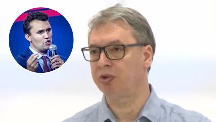 Aleksandar Vučić i Čarli Kirk