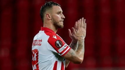 Marko Arnautović izlazi iz igre u Zvezdi protiv Seltika
