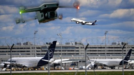 Danska, danski aerodrom, dron