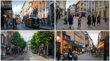 Pešaci šetaju ulicama