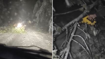 sneg na magistralnom putu Ivanjica – Sjenica