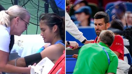 Ema Radukanu i Novak Đoković se bore sa teškim uslovima u Kini