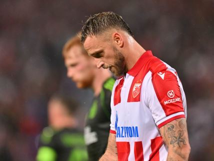 Fudbaler Crvene zvezde Marko Arnautović.