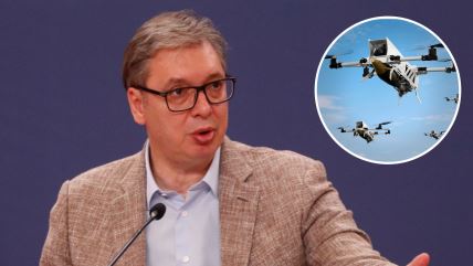 Aleksandar Vučić, dron